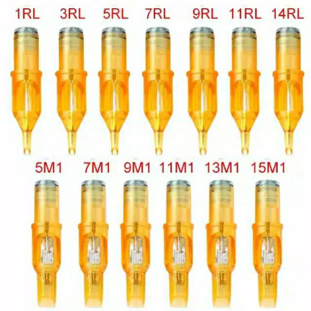 Jual Jarum Tattoo CARTRIDGE RL RS RM M1 5pcs Shopee Indonesia