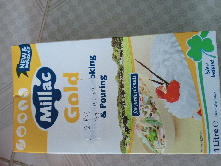 MILLAC GOLD Whip / Whipping Cream 1 KG Halal Import Non Dairy Shopee