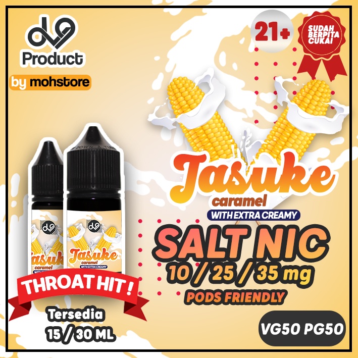 Jual Liquid Vape Dv9 Jasuke Caramel Creamy Salt Nic POD Friendly(03)