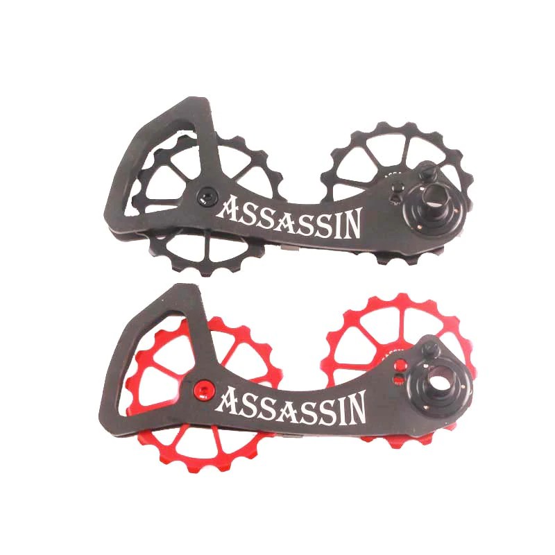 Jual PREORDER ASSASSIN Bicycle aluminum frame Rear Derailleur Pulleys