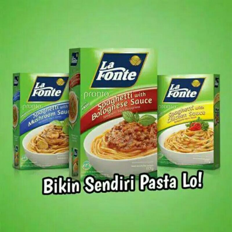 Jual Spaghetti Mi Pasta Instan Tiga Rasa Pilihan Bolognese Jamur
