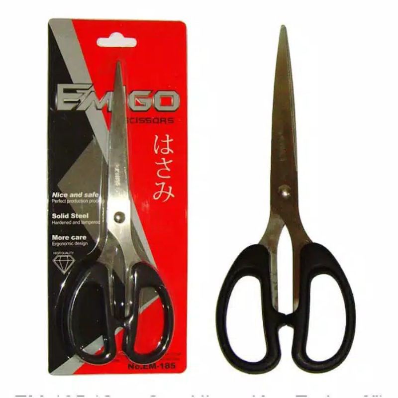 Gunting Kertas Sedang Stainless EMIGO Shopee Indonesia