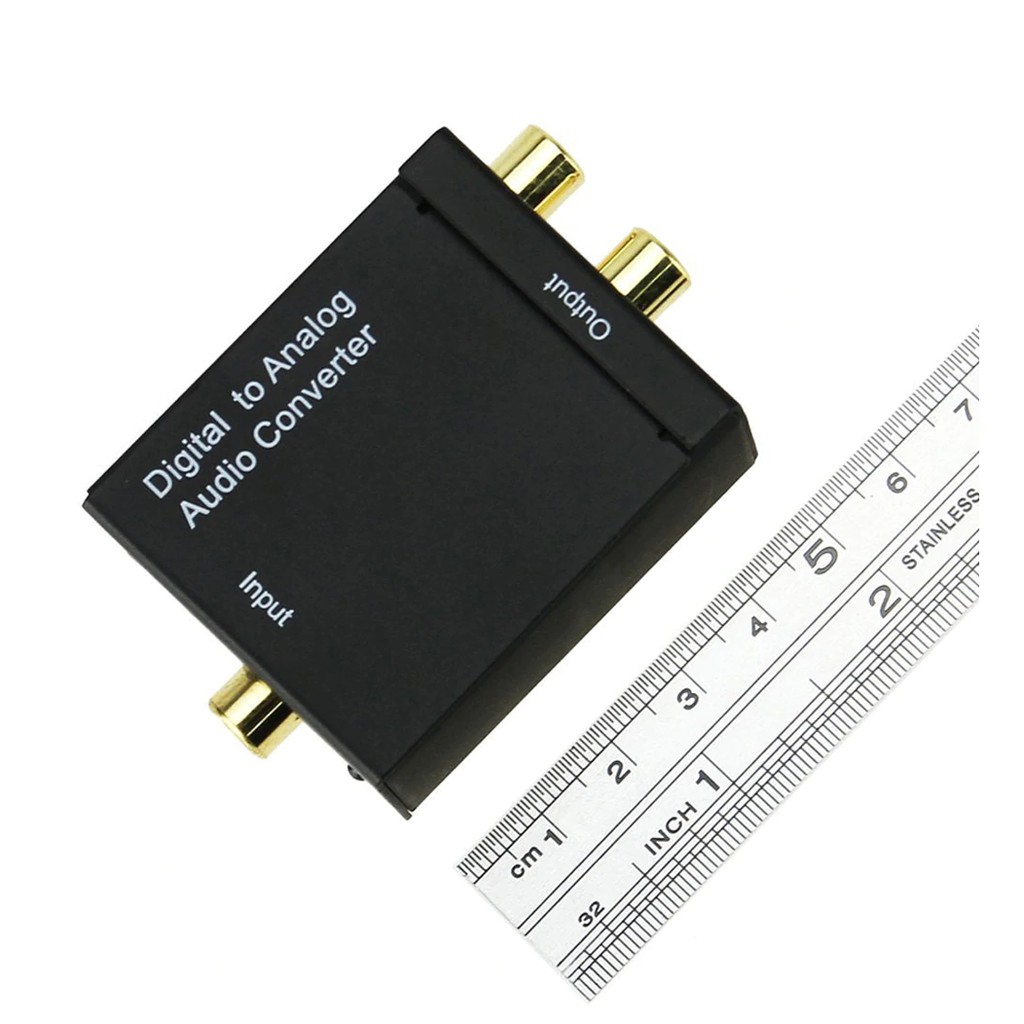 Jual Optical Cable Digital To Analog Audio Converter Adapter Dac 2.1Ch Toslink Signal To Analog Audio | Shopee Indonesia