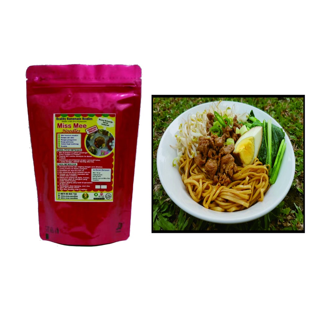 Bakmi Mie Ayam Sehat Yamin Miss Mee Noodles Halal Siap Masak Frozen