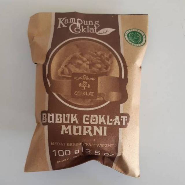 Jual Bubuk Coklat Murni [100 Gram] “Kampung Coklat Blitar" Indonesia|Shopee Indonesia