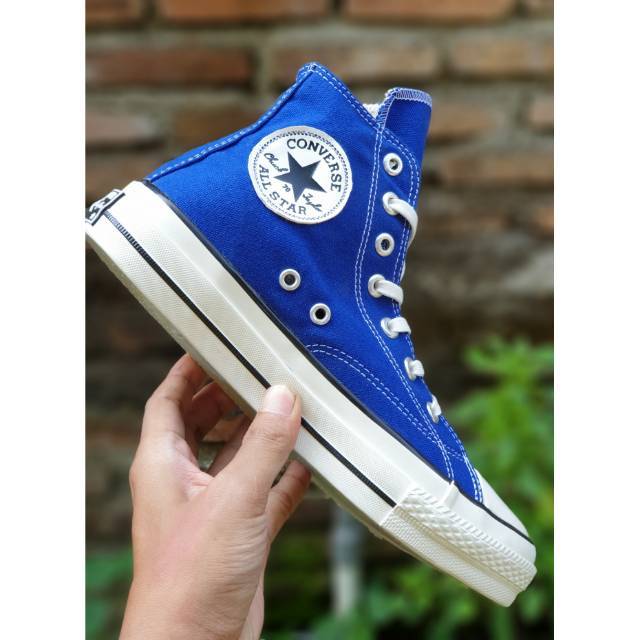Jual Sepatu Converse Allstar Blue Electrick 70S High Made In Vietnam | Shopee Indonesia