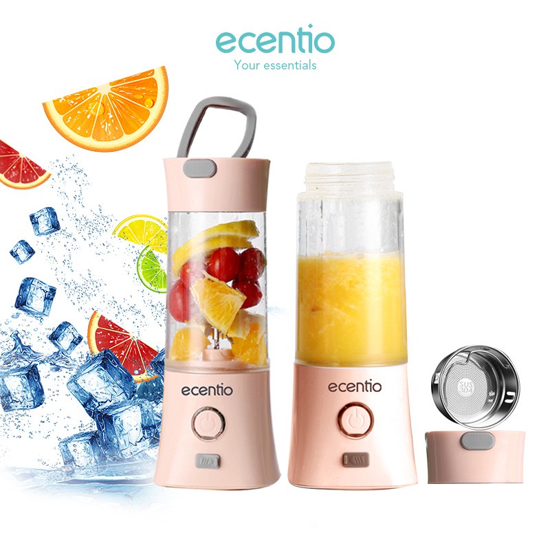 Ecentio 6 Mata Pisau Portable Blender botol minum Juicer