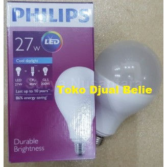Jual Philips Led Bulb 27 W 3000 Lumen A110 6500 K E27 220-240 V | Shopee Indonesia