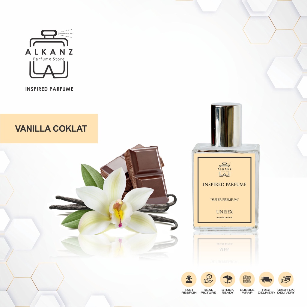 Jual Inspired Parfum Vanilla Coklat By Alkanz Parfume Farfum Minyak Wangi Tahan Lama Pria Wanita Unisex | Shopee Indonesia