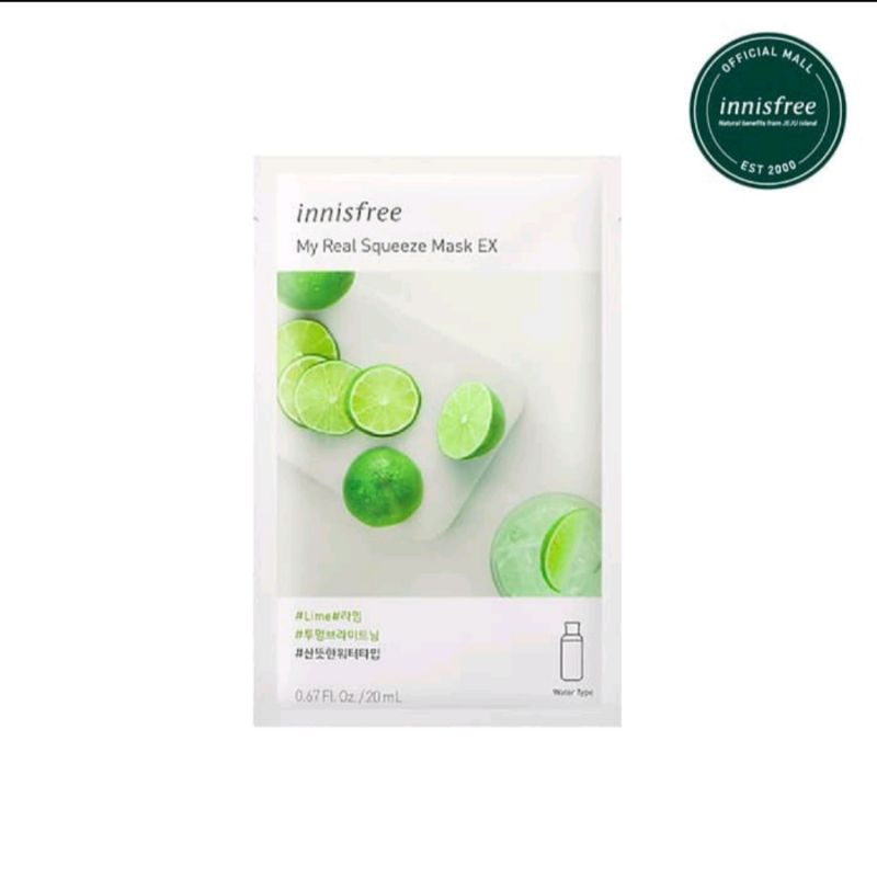 Jual INNISFREE MY DEAL SQUEEZE MASK NEW PACKAGING SHEET MASK MASKER