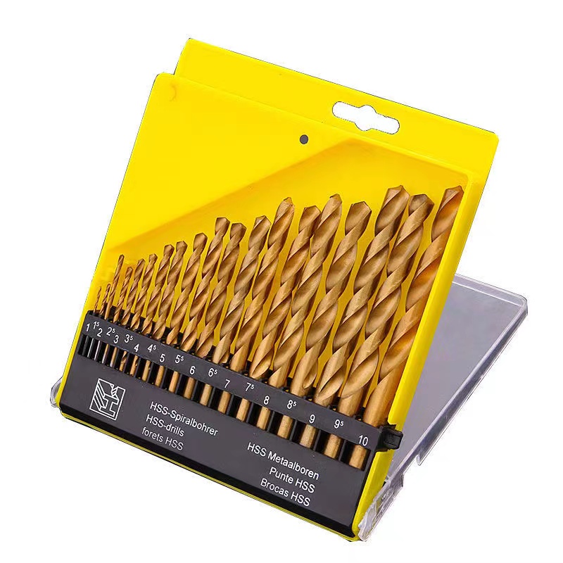 Jual Drill Bit Titanium Coated Drilling Metal Steel Wood Mata Bor Tebuk