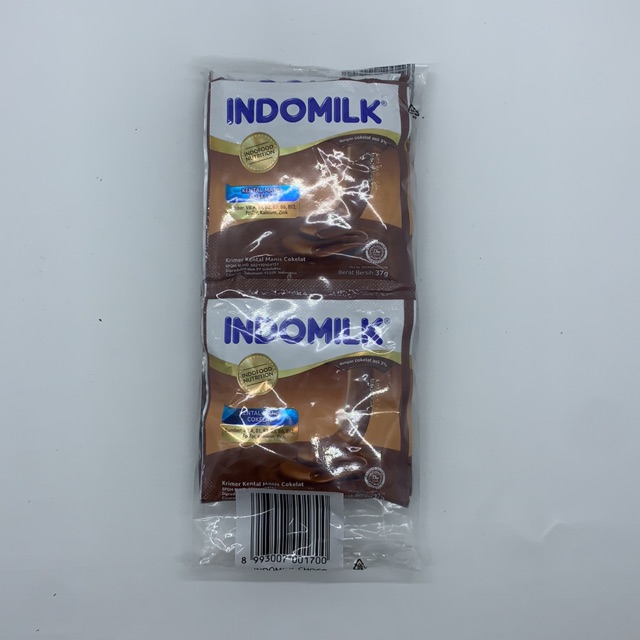 Jual Indomilk SKM Susu Kental Manis Coklat Sachet 6x37gr barcode