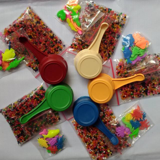 Jual Paket Bermain Water Beads / Mainan Sensorik Waterbeads / Hidrogel / Orbeez | Shopee Indonesia