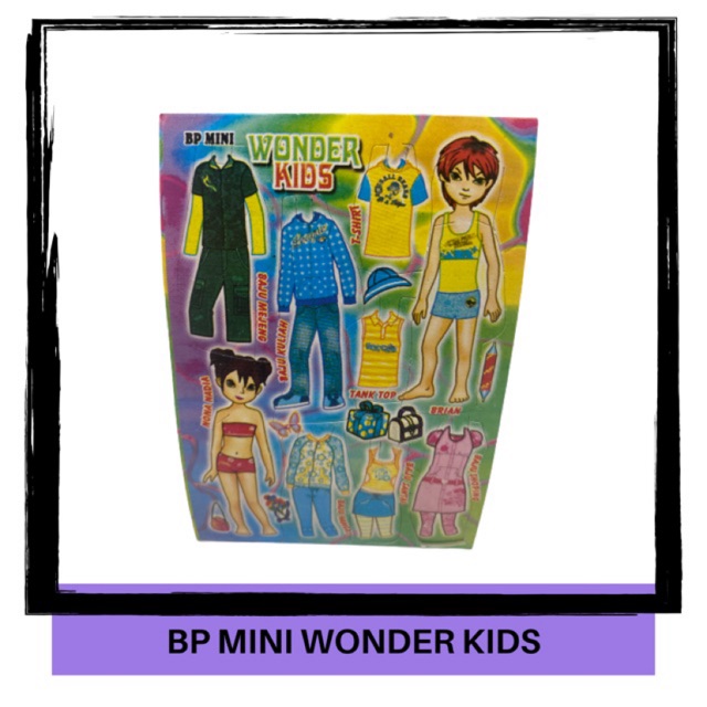 BK (Boneka Kertas) / BP (Bongkar Pasang) / Mainan Baju