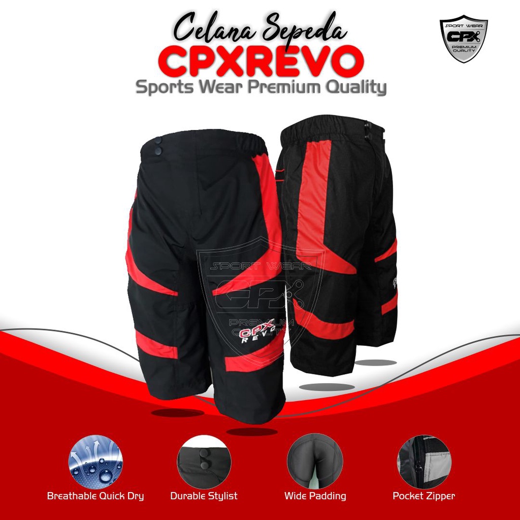 Celana Sepeda Gunung MTB Downhill Padding Busa Pendek
