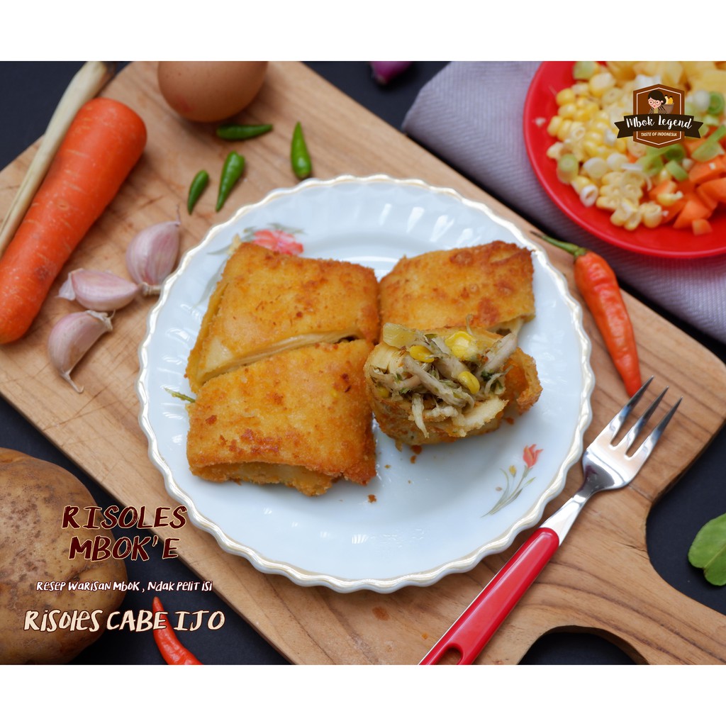Jual [Cabe Ijo] Risoles Mbok'e Ndak Pelit Isi / 5 Pcs Indonesia|Shopee Indonesia
