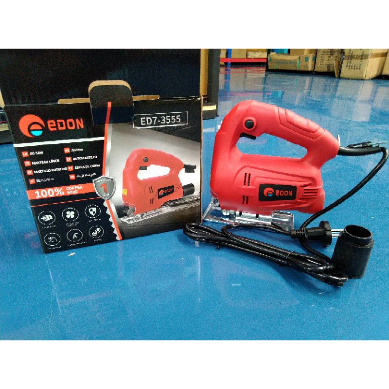 Jigsaw Edon Ed73555 Mesin Pemotong Triplek/Gergaji Listrik Shopee Indonesia