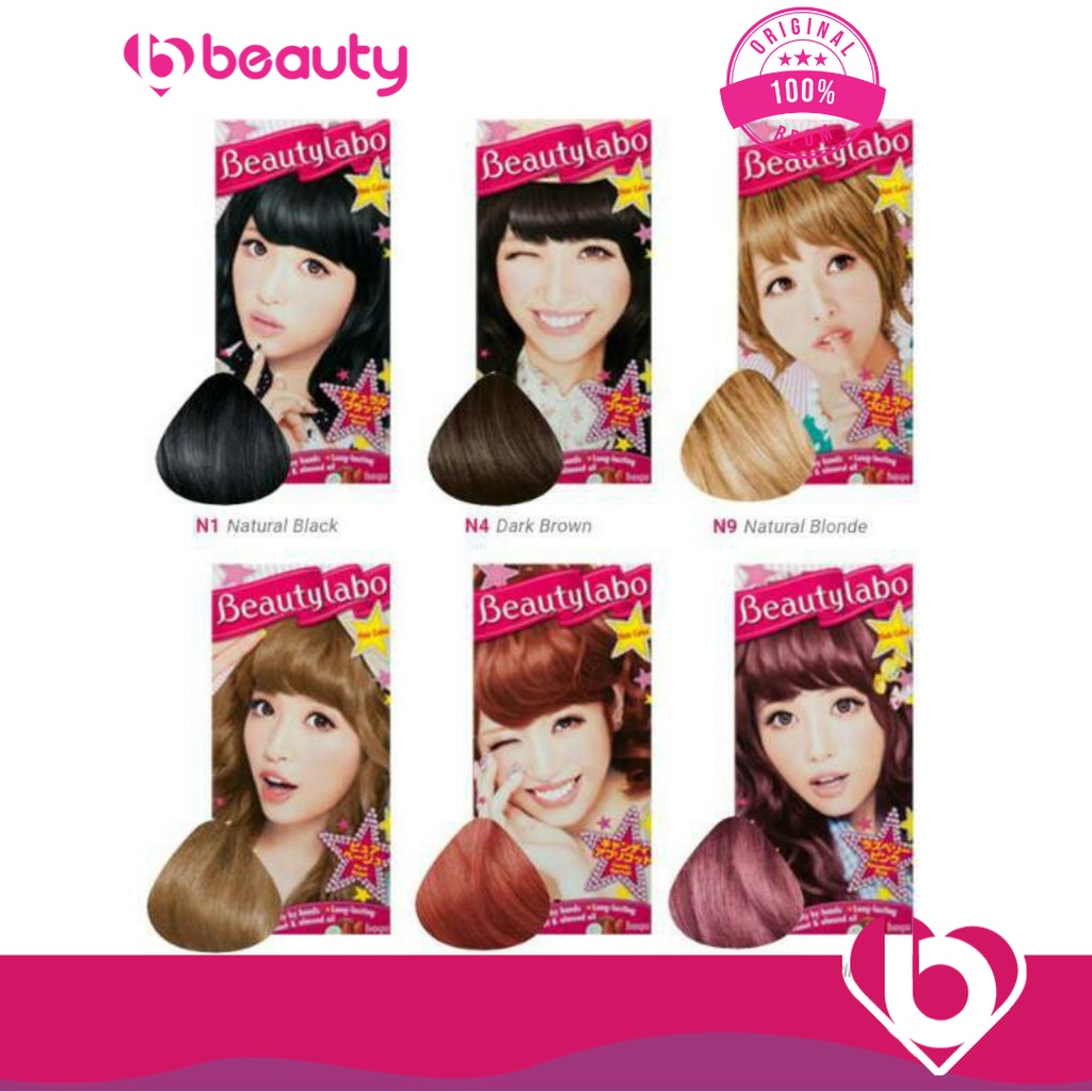 Beautylabo Pewarna Rambut Asli Jepang / beauty labo hair color hoyu