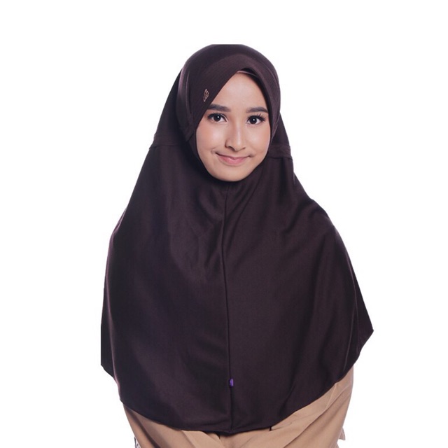 Jual Kerudung Rabbani Innova Lx Ukuran M Warna Coklat Kopi | Shopee Indonesia