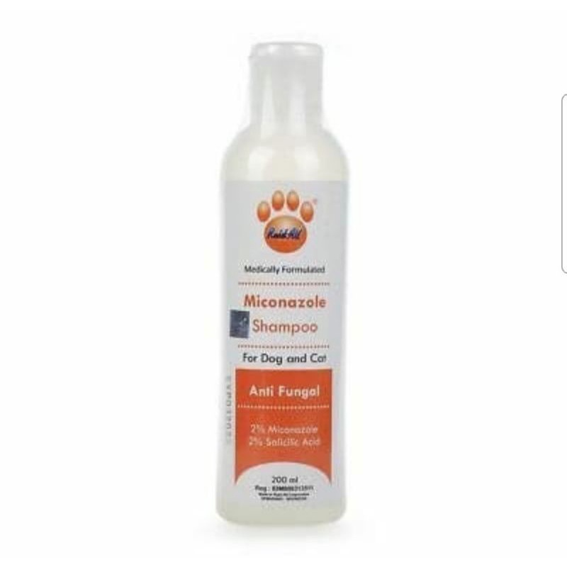 Jual Shampoo Raid All Miconazole for dog & cat / Shampoo anti jamur