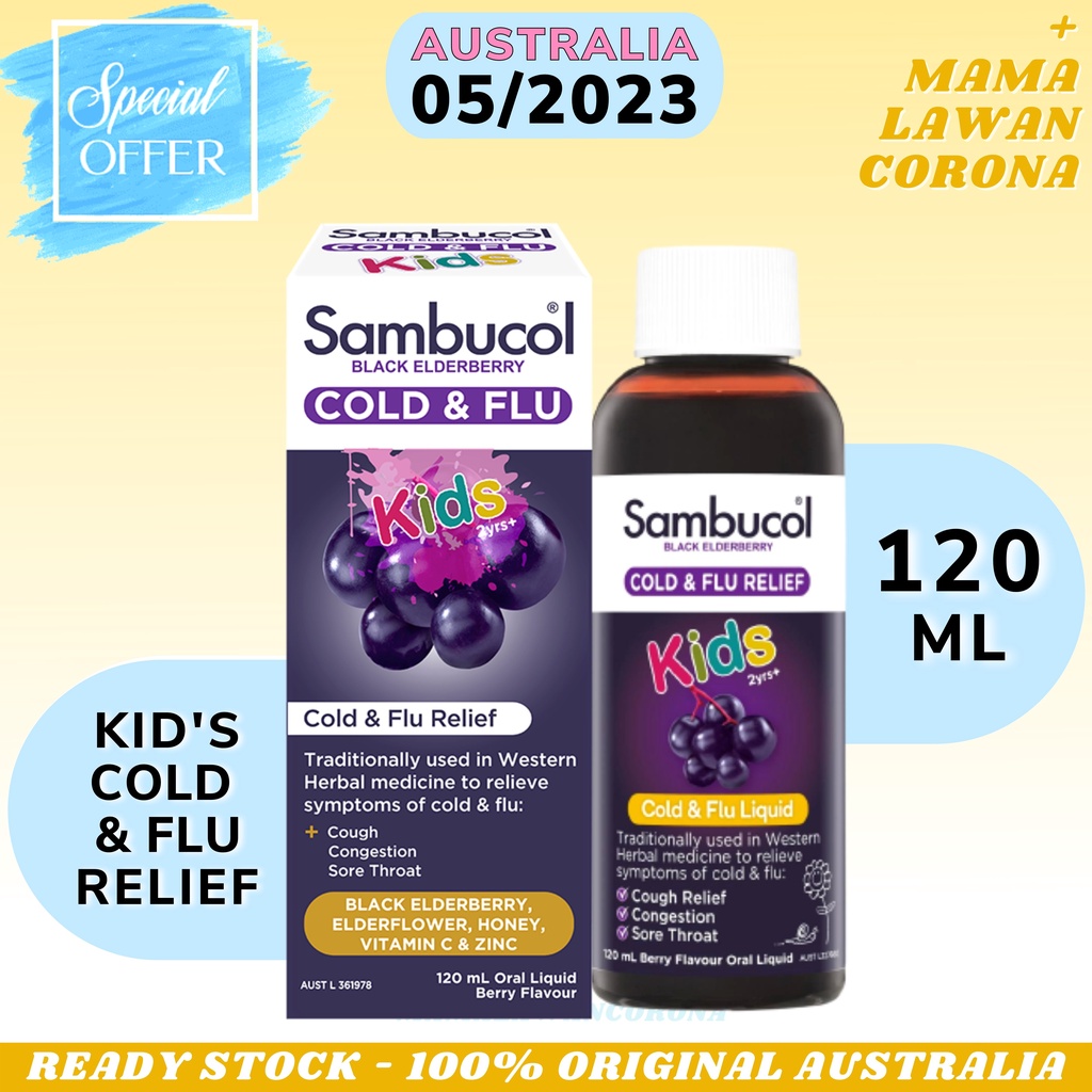 2023 Flu Symptoms Fall Jual Sambucol Kids Black Elderberry Cold And Flu Relief 120 Ml / Cough Liquid 120Ml / Kids Immunity 50 Gummies Immune Defence Vitamin C Honey Zinc Zinc Madu Anak Indonesia|Shopee Indonesia