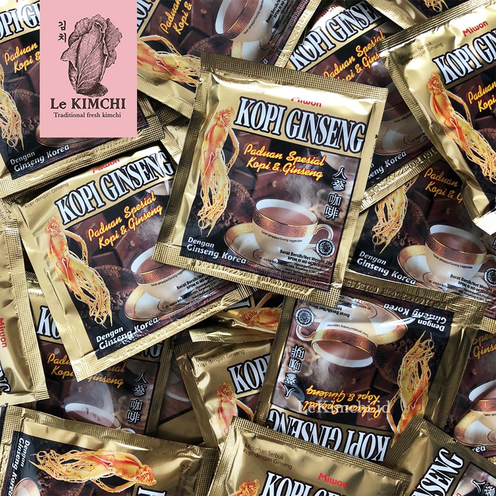 Jual Miwon Kopi Ginseng Korea Sachet Korean Ginseng Coffee Shopee