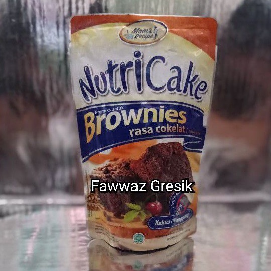 Jual NUTRICAKE BROWNIES COKLAT KUKUS PANGGANG 230GR Nutrijel Coklat