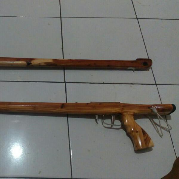 Cara Membuat Senapan Ikan Dari Kayu