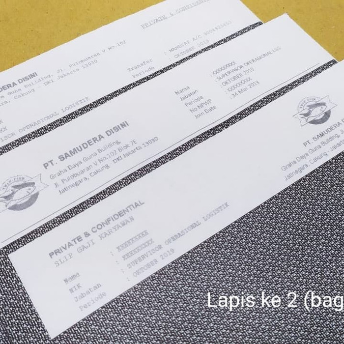 Jual Slip Gaji Payroll Slip Promo Shopee Indonesia