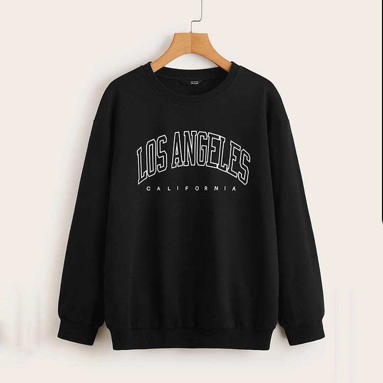 Jual LOS ANGELES SWEATER OBLONG BAHAN FLEECE Indonesia