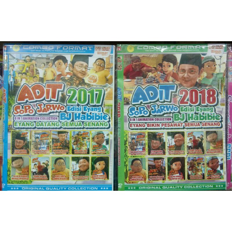 Jual Kaset Film Kartun Anak Koleksi ADIT SOPO JARWO Vol 2017 dan 2018 Bebas  Pilih Vol Indonesia|Shopee Indonesia