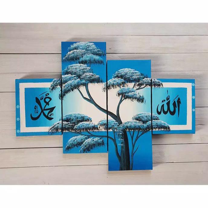 Jual Ready Stock] Lukisan Dinding Dekoratif - Pohon Besar Dekorasi Kamar Rumah - Biru Muda Indonesia|Shopee Indonesia 688_X_688_jpg