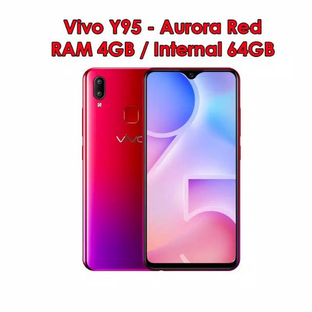 Jual Hp Vivo Y95 Ram 4/64 GB garansi resmi Vivo indonesia Shopee(03)