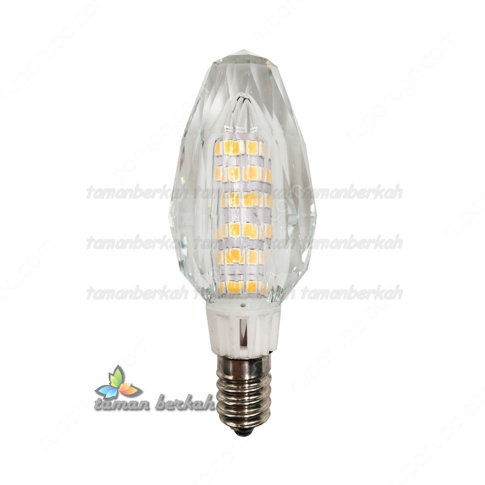 e14 led dimbar Jual Krisbow Bohlam Led Cristal 6W 520Lm - E14 Indonesia|Shopee Indonesia