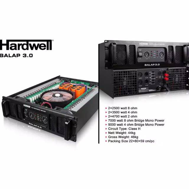Jual Power Amplifier Hardwell Balap 3.0 Original | Shopee Indonesia