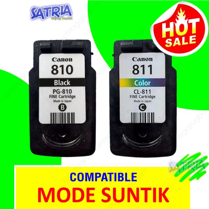 Catridge Cartridge Canon PG 810 CL 811 siap pakai