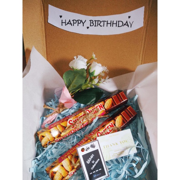 Jual Hampers Coklat Silverqueen + Mawar | Shopee Indonesia