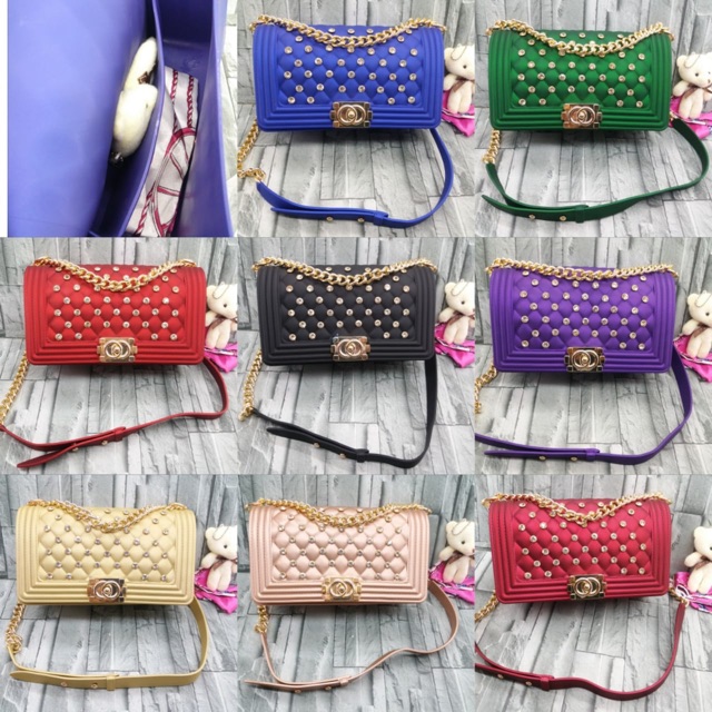 Tas Jelly Matte Diamond Ukuran 25 TAS BARU