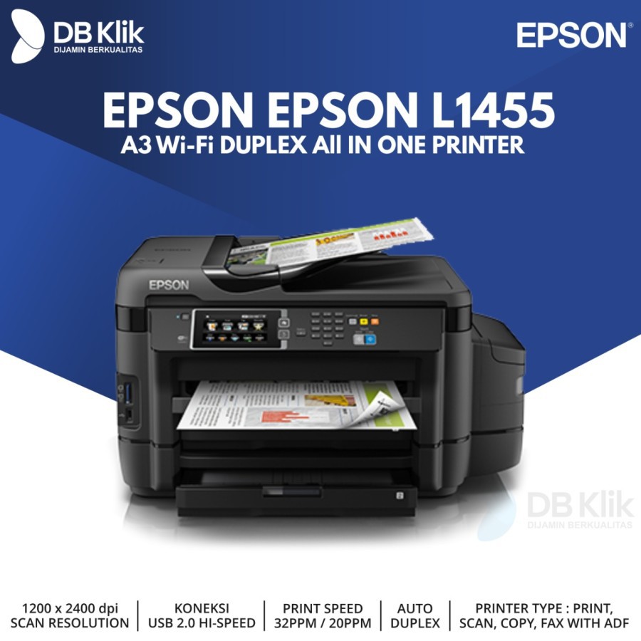 Jual Printer EPSON L1455 A3 WiFi Duplex All in One EPSON L1455 Ink
