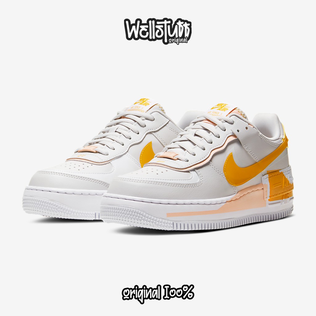 Jual Jual Sepatu Wanita Nike Air Force 1 Shadow Pollen Rise Original | Nike Air Force 1 Wmns Original | Shopee Indonesia