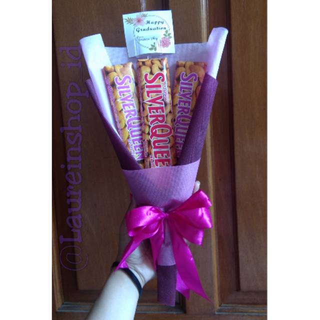 Jual Buket Snack Sliverqueen/Buket Coklat Silverqueen Isi 3 | Shopee Indonesia