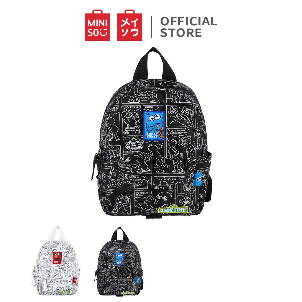 MINISO Tas Ransel Backpack Tas Punggung Sesame Street