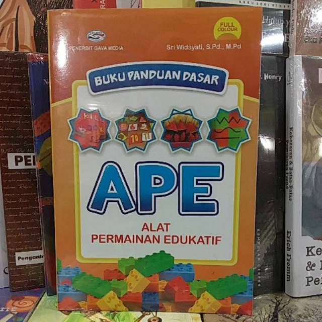 Jual Buku Panduan Dasar Ape Alat Permainan Edukatif Indonesia|Shopee Indonesia