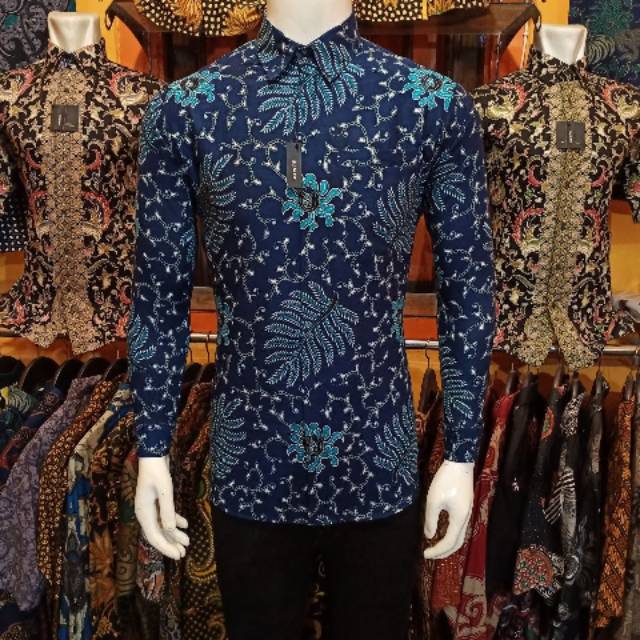 New Kemeja Batik Slimfit exclusive original butik Atasan batik seragam