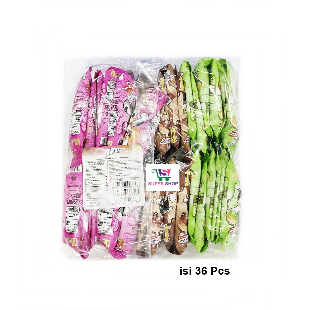 Milkita Lollipop Hanger / Renceng permen loli (isi 36 pcs) Shopee