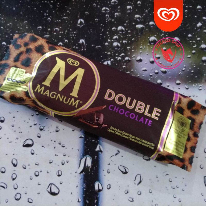 Jual Es Krim Walls Magnum Double Chocolate Ice Cream Coklat | Shopee Indonesia