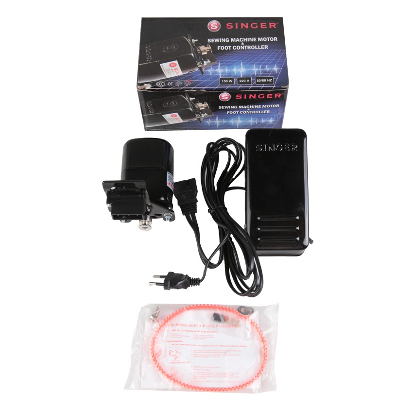 Dinamo Mesin Jahit Kecil & Obras Merk SINGER 150 Watt Shopee Indonesia
