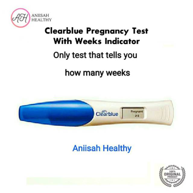Jual Clearblue/Digital Pregnancy Test/Tespack Uji/Test Hamil Pakai Weeks Indicator. Indonesia|Shopee Indonesia