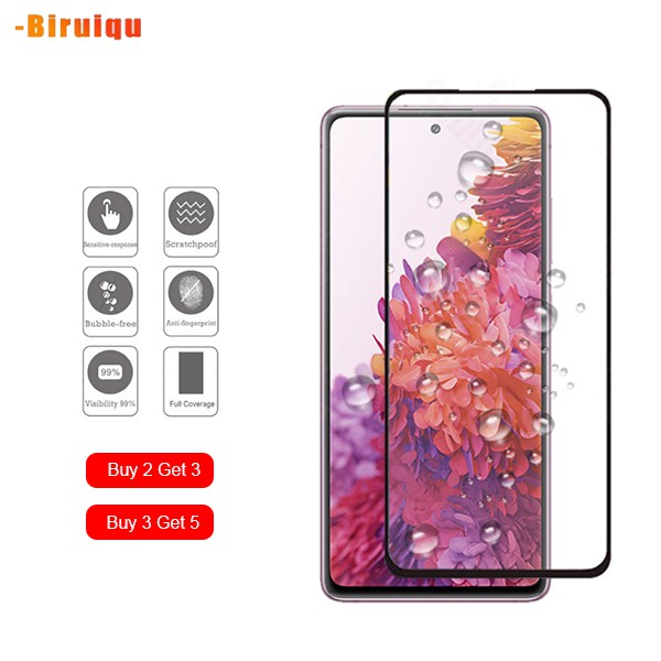 Jual Samsung Galaxy S20 Fe Tempered Glass Samsung Galaxy S20 Fan Edition Full Cover Anti Scartch Screen Protectors | Shopee Indonesia