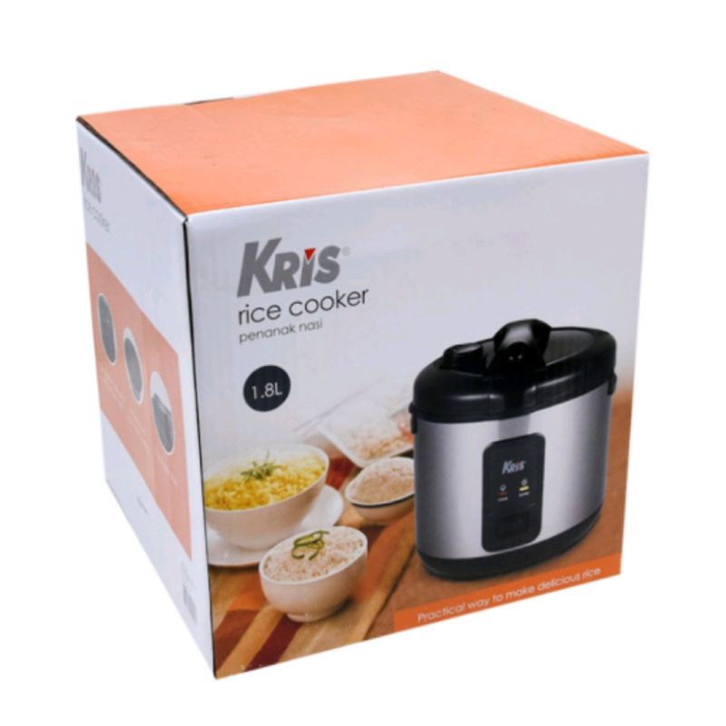Jual Kris Deluxe Rice Cooker Black 1.8 L Shopee Indonesia